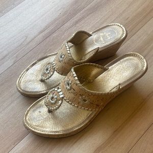 GOLD JACK ROGER WEDGES